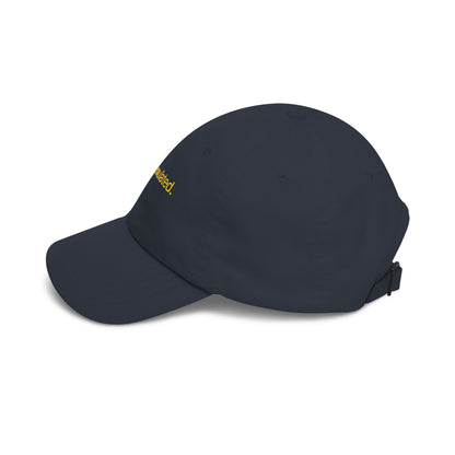 Dad Cap — "overstimulated." Embroidered Minimalist Hat