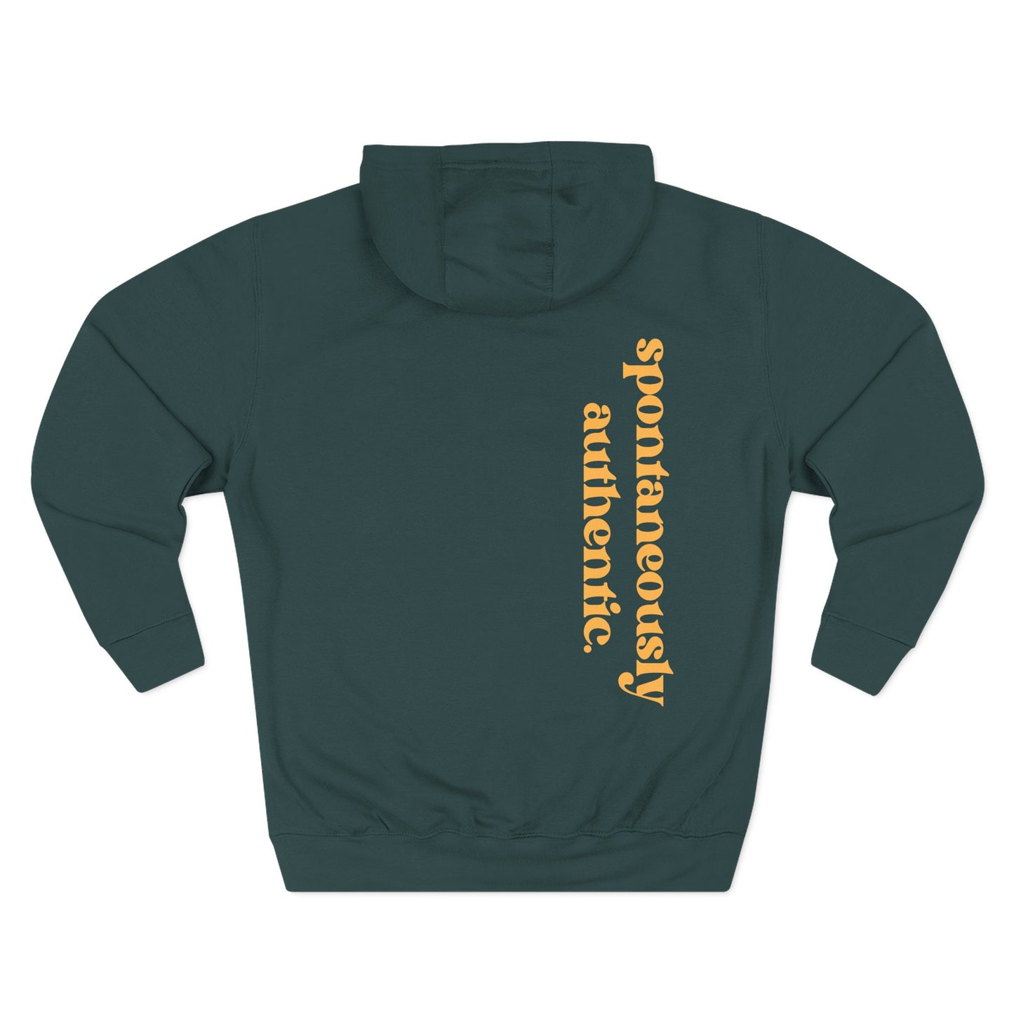 Spontaneously Authentic Fleece Hoodie – Cozy Streetwear for Comfort Lovers, Gifts for Friends, Layering Essentials, Casual Style, [...]