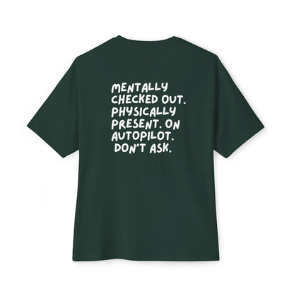 Checked Out Oversized Tee - Unisex