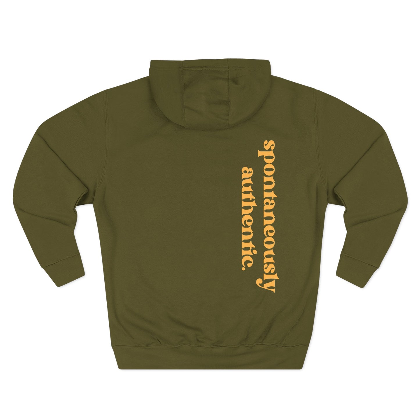 Spontaneously Authentic Fleece Hoodie – Cozy Streetwear for Comfort Lovers, Gifts for Friends, Layering Essentials, Casual Style, [...]