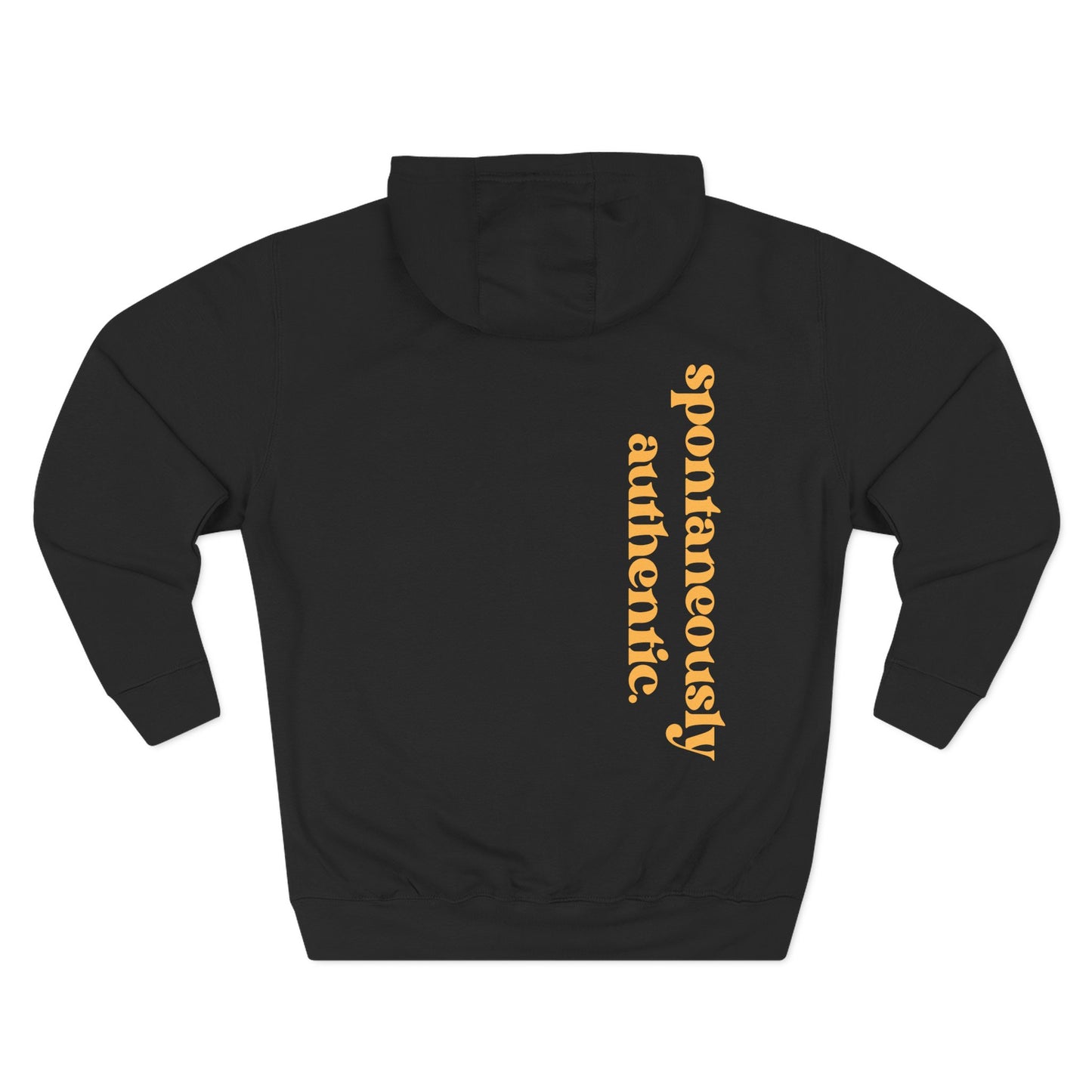 Spontaneously Authentic Fleece Hoodie – Cozy Streetwear for Comfort Lovers, Gifts for Friends, Layering Essentials, Casual Style, [...]