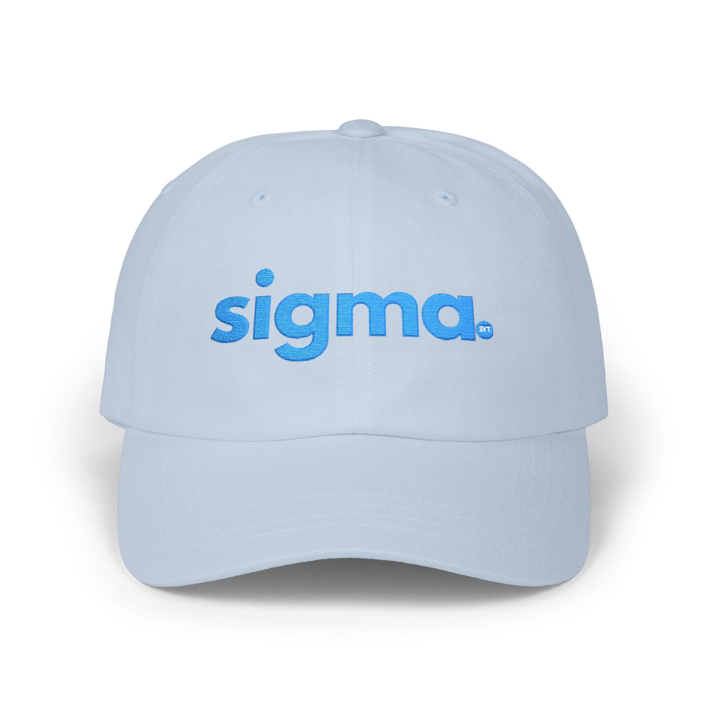 Sigma Embroidered Classic Dad Cap — Minimal Retro Logo Baseball Hat
