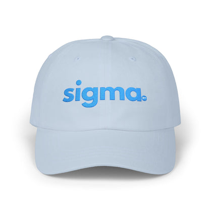 Sigma Embroidered Classic Dad Cap — Minimal Retro Logo Baseball Hat