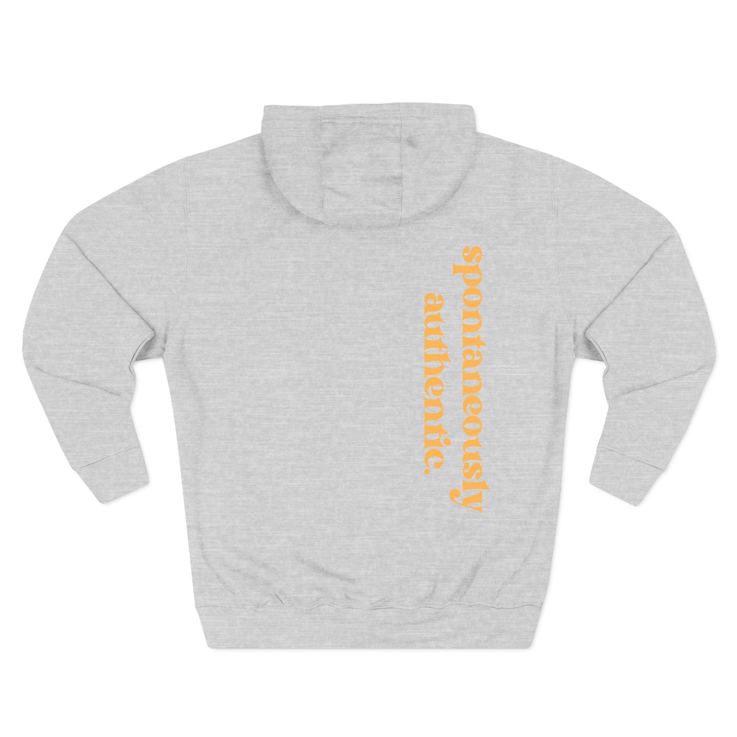 Spontaneously Authentic Fleece Hoodie – Cozy Streetwear for Comfort Lovers, Gifts for Friends, Layering Essentials, Casual Style, [...]